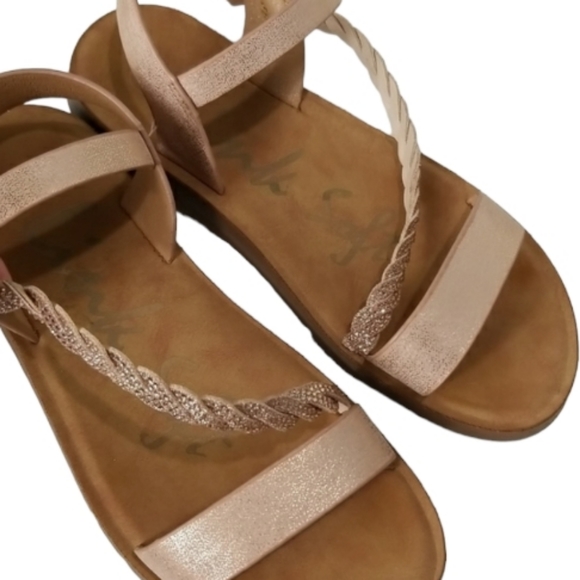 Girls Sandals Rose Gold Size 3 - Picture 15 of 15